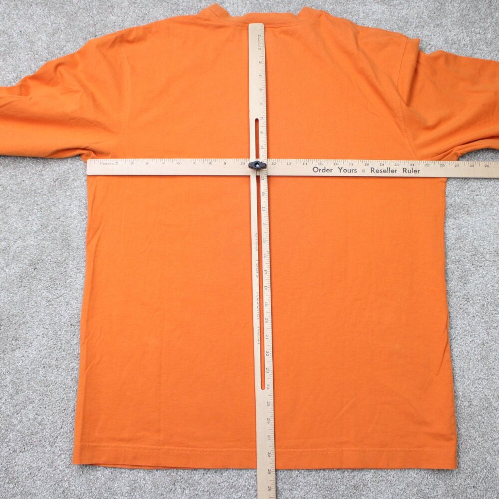 L.L. Bean Buzz Off Shirt Mens Large Orange Insect Shield‎ Cotton Long Sleeve - Picture 11 of 14